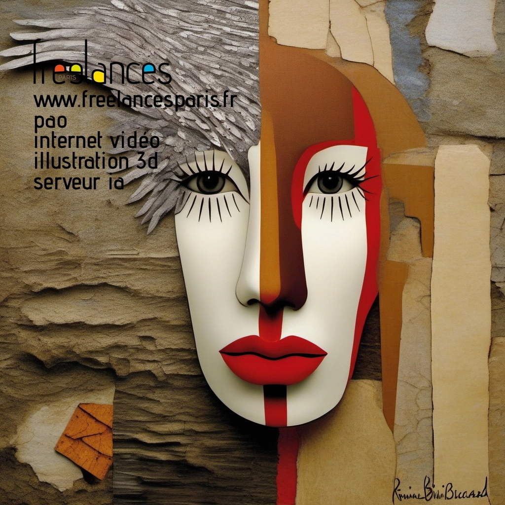 Pao mise en page internet vidéo illustration 3d serveur IA générative AI freelance paris studio de création magazines 4a13php0